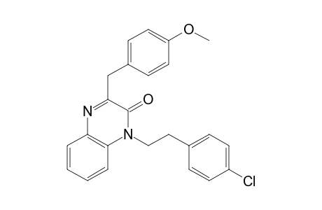 1-(p-chlorophenethyl)-3-(p-methoxybenzyl)-2(1H)-quinoxalinone