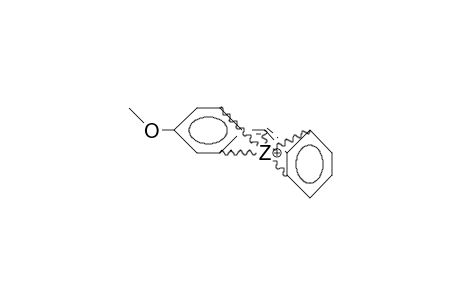 (4-Methoxy-phenyl)-phenyl-carbenium cation