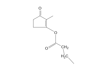 butyric acid, 2-methyl-3-oxocyclopenten-1-yl ester