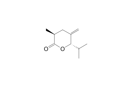 (3S,6S)-Tetrahydro-6-isopropyl-3-methyl-5-methylenepyran-2-one