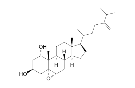 GIBBEROEPOXYSTEROL;5-ALPHA,6-EPOXY-24-METHYLENE-CHOLEST-1-ALPHA,3-BETA-DIOL