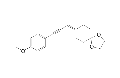 8-[3-(p-Methoxyphenyl)prop-2-ynylidene]-1,4-dioxaspiro[4.5]decane