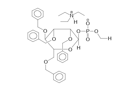 2,3,4,6-TETRA-O-BENZYL-ALPHA-D-MANNOPYRANOSYL(METHYL)PHOSPHATE,TRIETHYLAMMONIUM SALT