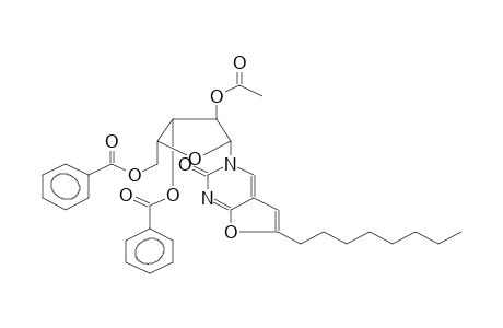 3-(2-O-ACETYL-3,5-DI-O-BENZOYL-BETA-D-XYLOFURANOSYL)-6-OCTYLFURO[2,3-D]PYRIMIDIN-2-ONE