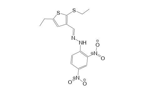 5-Ethyl-2-(ethylthio)-3-thiophenecarboxaldehyde 2,4-dinitrophenylhydrazone