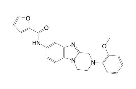 2-furancarboxamide, N-[1,2,3,4-tetrahydro-2-(2-methoxyphenyl)pyrazino[1,2-a]benzimidazol-8-yl]-