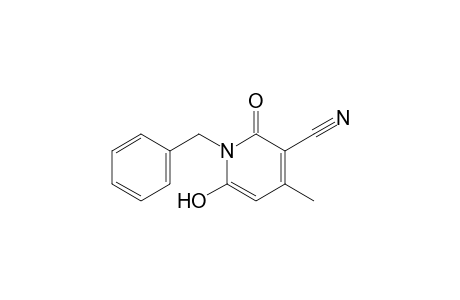 1-Benzyl-6-hydroxy-4-methyl-2(1H)-oxo-3-pyridinecarbonitrile