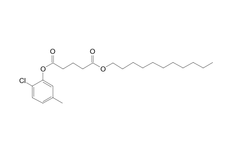 Glutaric acid, 2-chloro-5-methylphenyl undecyl ester