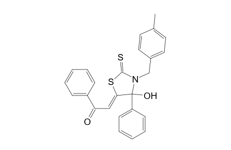 2-[4-Hydroxy-3-(4-methylbenzyl)-4-phenyl-2-thioxo-1,3-thiazolan-5-yliden]-1-phenyl-1-ethanone