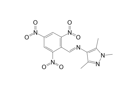 4-[N-(2,4,6-Trinitrobenzylidene)amino]-1,3,5-trimethylpyrazole