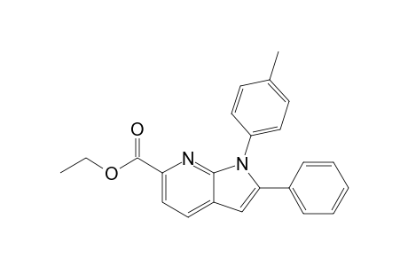 Ethyl 1-(4-methylphenyl)-2-phenyl-1H-pyrrolo[2,3-b]pyridine-6-carboxylate