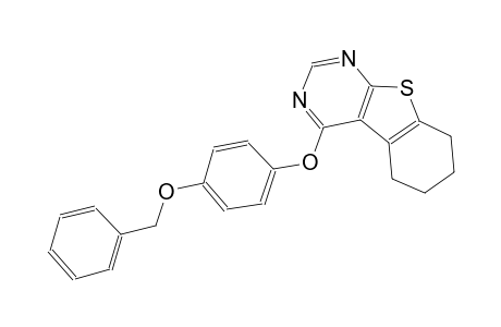 benzo[4,5]thieno[2,3-d]pyrimidine, 5,6,7,8-tetrahydro-4-[4-(phenylmethoxy)phenoxy]-