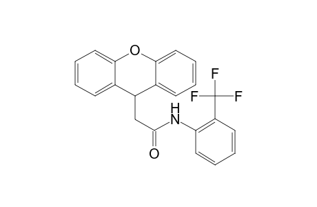 N-[2-(trifluoromethyl)phenyl]-2-(9H-xanthen-9-yl)acetamide