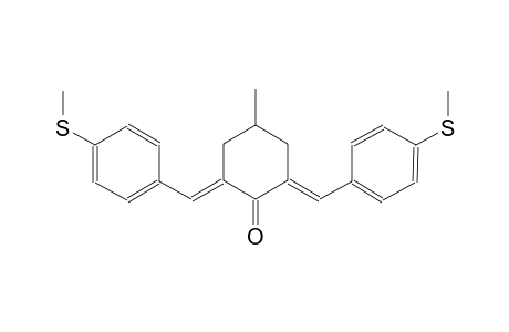 (2E,6E)-4-methyl-2,6-bis[4-(methylsulfanyl)benzylidene]cyclohexanone