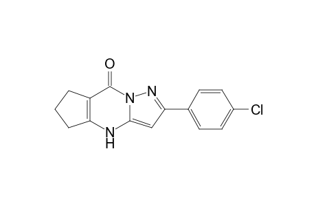 2-(4-Chlorophenyl)-4,5,6,7-tetrahydro-8H-cyclopenta[d]pyrazolo[1,5-a]pyrimidin-8-one