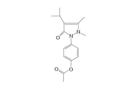 1-(p-acetoxyphenyl)-2,3-dimethyl-4-(prop-2-yl)-2,5-dihydropyrazole-5-one