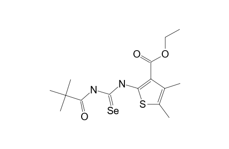 ETHYL-2-(3-PIVALOYLSELENOUREIDO)-4,5-DIMETHYL-THIOPHENE-3-CARBOXYLATE