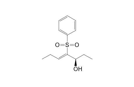 (Z)-(R)-4-Benzenesulfonyl-hept-4-en-3-ol