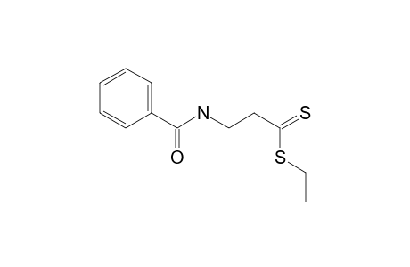 Ethyl 3-[benzoylamino]propane-1-(dithio)-oate