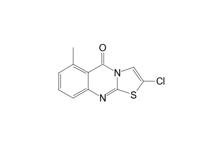 2-CHLORO-6-METHYL-5H-[1,3]-THIAZOLO-[2,3-B]-QUINAZOLIN-5-ONE