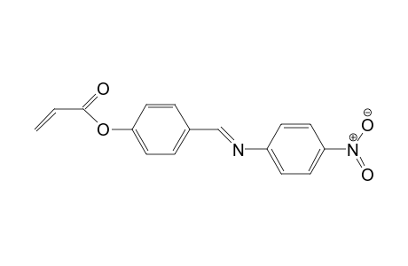 (E)-4-(((4-nitrophenyl)imino)methyl)phenyl acrylate