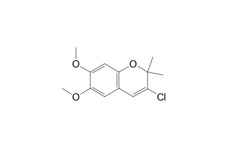 3-Chloro-6,7-dimethoxy-2,2-dimethyl-2H-benzopyran