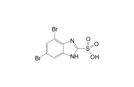 4,6-Bis(bromanyl)-1H-benzimidazole-2-sulfonic acid