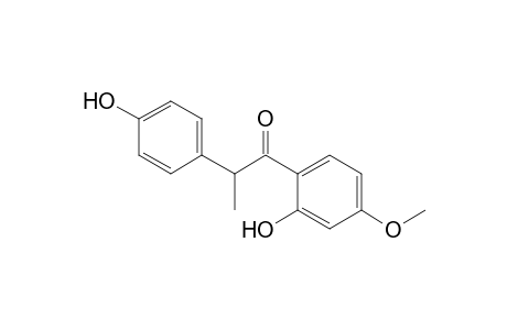 1-(2-Hydroxy-4-methoxyphenyl)-2-(4-hydroxyphenyl)propan-1-one