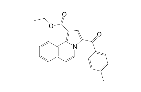 3-p-toluoylpyrrolo[2,1-a]isoquinoline-1-carboxylic acid, ethyl ester