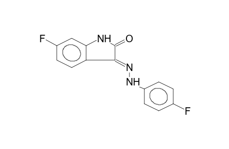 6-FLUORO-3-[(4-FLUOROPHENYL)HYDRAZONE]-1H-INDOLE-2,3-DIONE