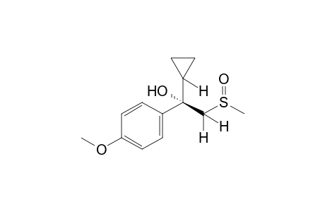(R,S)-alpha-(p-methoxyphenyl)-alpha-[(methylsulfinyl)methyl]cyclopropanemethanol