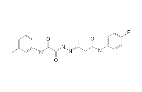 3'-Methyloxanilic acid N'-[2-(4-fluorophenylcarbamoyl)-1-methylethylidene]hydrazide