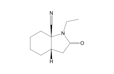 1-ETHYL-7A-CYANO-OCTAHYDRO-1H-INDOL-2-ONE