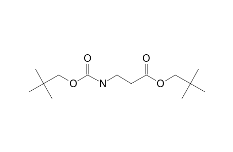 .beta.-Alanine, N-neopentyloxycarbonyl-, neopentyl ester