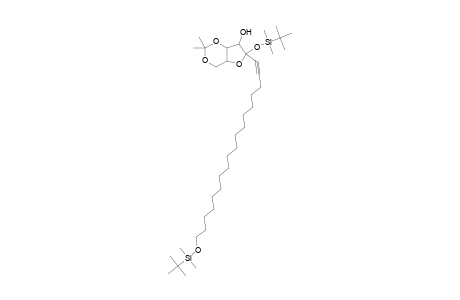 1-O-[tert-butyl(dimethyl)silyl]-1-c-(18-{[tert-butyl(dimethyl)silyl]oxy}-1-octadecynyl)-3,5-O-(1-methylethylidene)pentofuranose