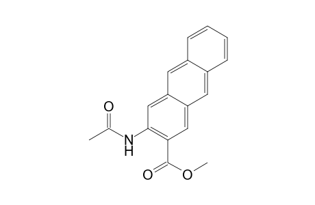 2-Anthracenecarboxylic acid, 3-(acetylamino)-, methyl ester