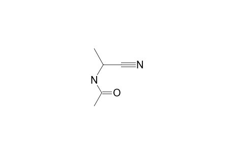 2-Aminopropanenitrile, N-acetyl-