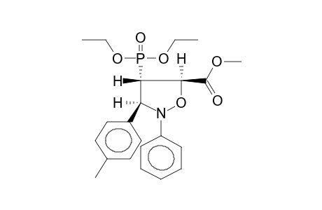 2-PHENYL-3-PARA-TOLYL-4-DIETHOXYPHOSPHORYL-5-CARBMETHOXYISOXAZOLIDINE