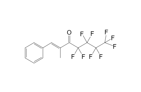 (E)-4,4,5,5,6,6,7,7,7-Nonafluoro-2-methyl-1-phenyl-hept-1-en-3-one