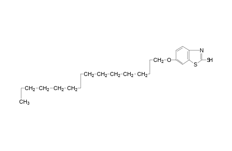 6-(hexadecyloxy)-2-benzothiazolethiol