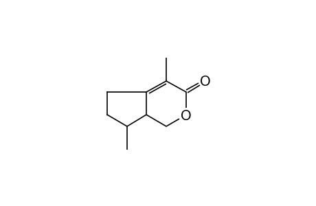 4,7-DIMETHYL-5,6,7,7a-TETRAHYDROCYCLOPENTA[c]PYRAN-3(1H)-ONE