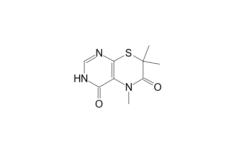 5,7,7-Trimethyl-5H-pyrimido(4,5-b)(1,4)thiazine-4,6(3H,7H)dione