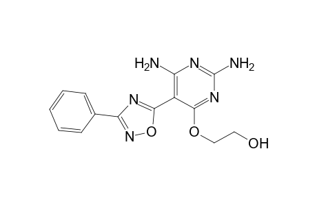 2-[2,6-diamino-5-(3-phenyl-1,2,4-oxadiazol-5-yl)pyrimidin-4-yl]oxyethanol