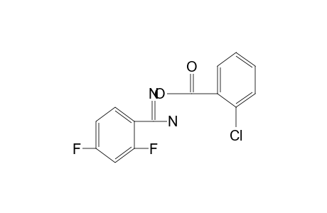 O-(o-chlorobenzoyl)-2,4-difluorobenzamidoxime