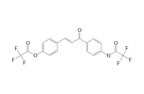 1-(4-Aminophenyl)-3-(4-hydroxyphenyl)prop-2-en-1-one, N,o-bis(trifluoroacetyl)-