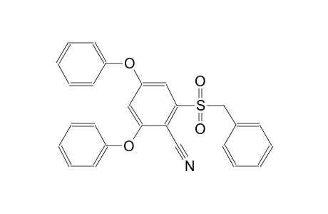 2-Benzylsulfonyl-4,6-diphenoxy-benzonitrile