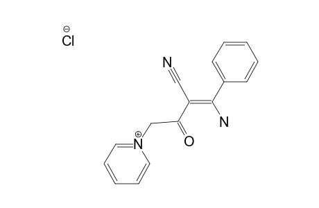 1-(4-AMINO-3-CYANO-2-OXO-4-PHENYL-BUT-3-EN-1-YL)-PYRIDINIUM-CHLORIDE