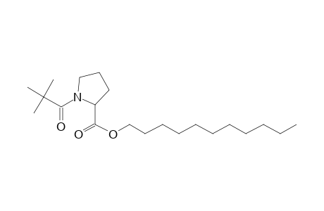 L-Proline, N-pivaloyl-, undecyl ester