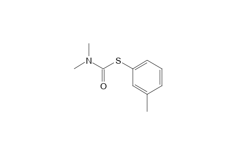 Carbamic acid, dimethylthio-, S-m-tolyl ester