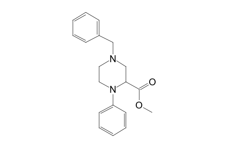 4-Benzyl-1-phenylpiperazine-2-carboxylic acid